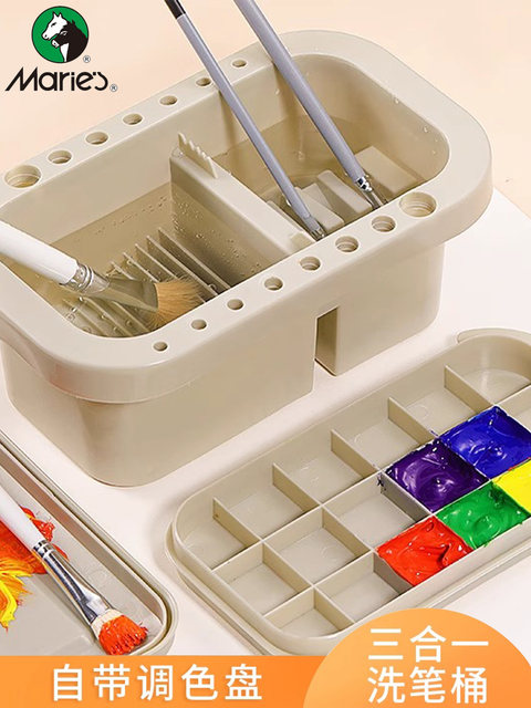 Marley brand 12 colors, 24 colors, 36 colors Chinese painting paint set, art students special for children, primary school students, beginner tools, complete set of mountain ink brushes, mineral pigments, professional