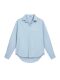 2025 Spring New Design Niche Blue Top Casual Versatile Shirt Loose Slimming Oversized Shirt for Women