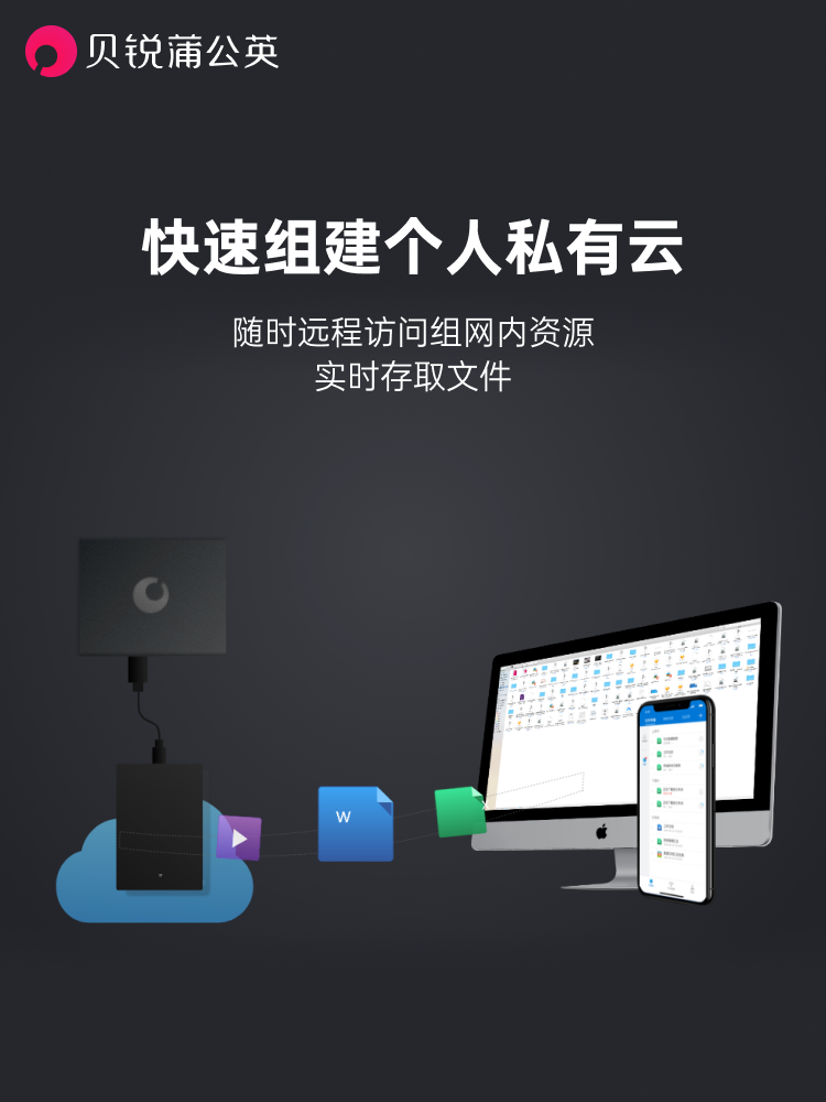 Dandelion P5 Gigabit Bypass Networking Box Private Cloud Nas Remote Networking Remote Cloud Printing Server Hard Drive to Cloud Disk Enterprise Intranet through Local Area Network Network Port Poe Power Supply