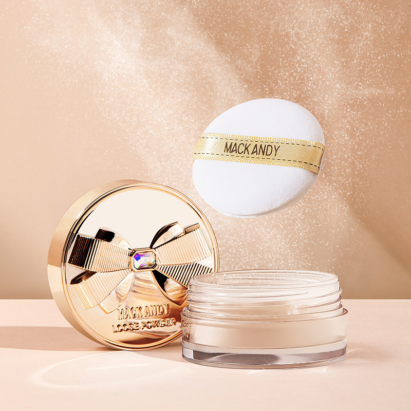 Marcan Andi Honey Powder Persistent Makeup Control Oil Waterproof Mark Flawless Powder Cosmetic Powder Pink pink Pink Makeup