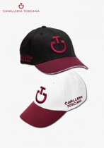Italian Equestrian Equestrian CT CAP black burgundy hat