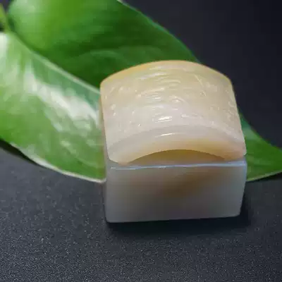 (God's treasure) Bahrain frozen stone carving button small square