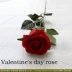 Mô phỏng hoa hồng đỏ hoa hồng đơn phòng khách trang trí phòng ngủ giả hoa cưới khô bó hoa trang trí nhà trang trí - Hoa nhân tạo / Cây / Trái cây Hoa nhân tạo / Cây / Trái cây