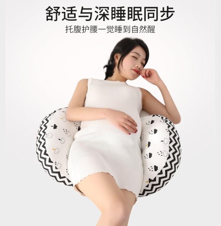 Vật tư hồi phục Gối nhân tạo Mềm mại Gối trái của phụ nữ Hỗ trợ Bụng Hình chữ U Gối Bụng Pad Đau Đau - Nguồn cung cấp tiền sản sau sinh