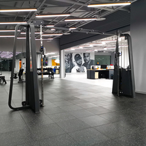 Shockproof and sound insulation rubber mat gym floor mat shock absorber household strength zone sports floor mat large area