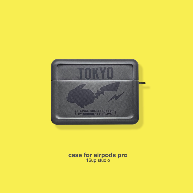Fujiwara Hiro Pikachu suitable for airpods protective sleeve pro couple 2 generation Apple wireless earphone shell soft 3 cartoon
