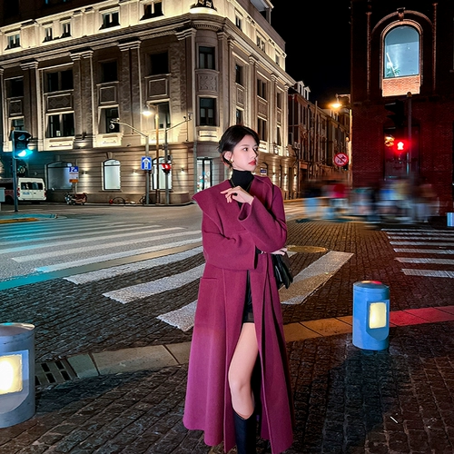 Двусторонная кашемировая демисезонная толстовка с капюшоном, шерстяное пальто для отдыха, в корейском стиле, изысканный стиль