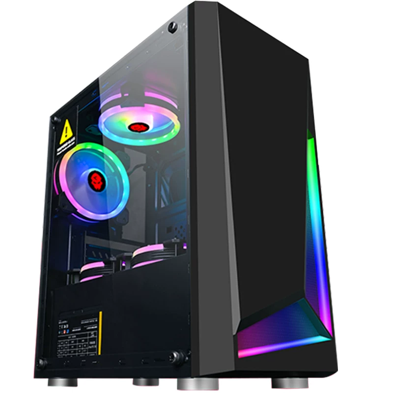 Корпус компьютера Wanjia Ice Blade с RGB подсветкой смена цвета световую планку U3 настольный DIY водяное охлаждение Backline ATX настольный компьютер