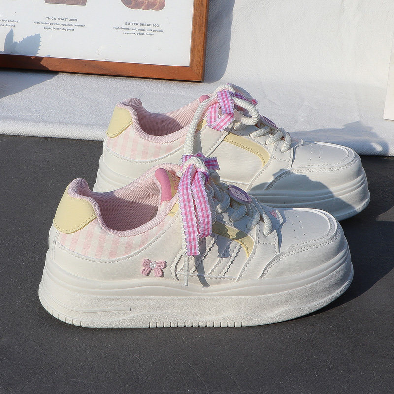 2025 Summer New Breathable Versatile White Sneakers for Women ins Trendy Niche Student Casual Sports German Training Shoes Autumn