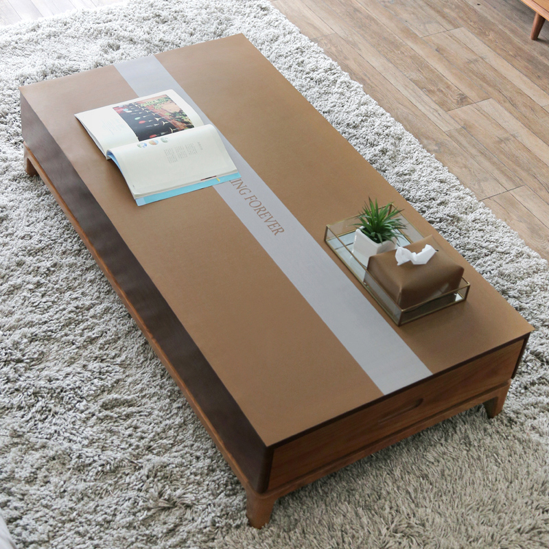 Leather tea table mat modern minimalist home waterproof oil proof coffee table cosmetic table table mat