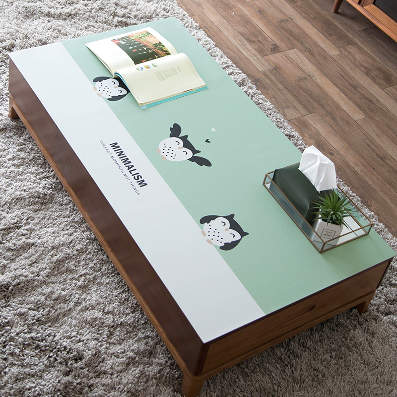 (leather tea table cushion) Fresh owl Home Rectangular Waterproof Oil Original Dining Table Mat-Taobao