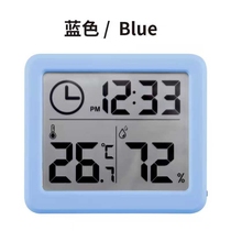 Electronic desktop refrigerator electronic meter temperature and humidity wall hanging alarm clock digital simple creative large screen sticker magnetic clock