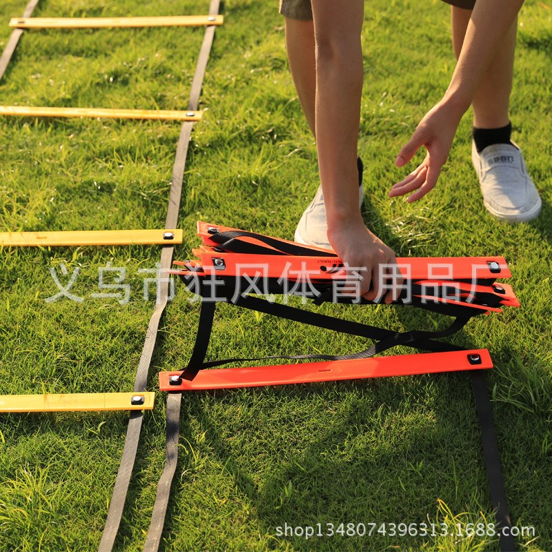 Football training agility ladder fixed speed ladder energy ladder pace training ladder rope ladder jumping ladder