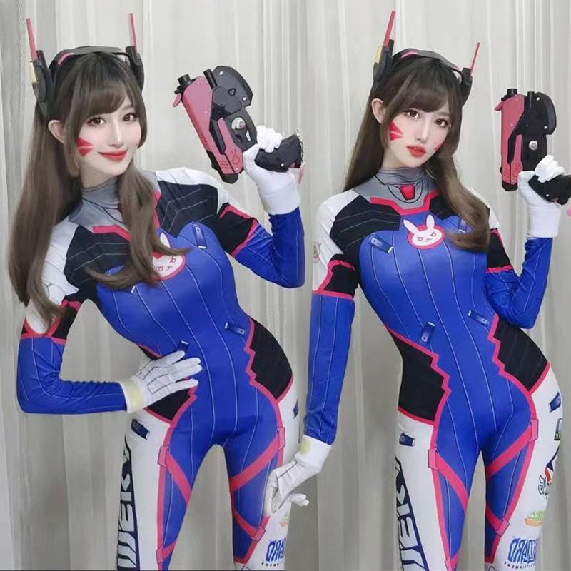 Chiana Cosplay Costume Jacket Tight-Fitting Clothing Peripheral Warrior Overwatch Rocket Girl