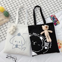 Canvas Bag Design Sensation Small Crowdcanvas Bag Woman Summer Trumpet Canvas Bag Woman Summer Personality and Canvas Bag Woman single shoulder