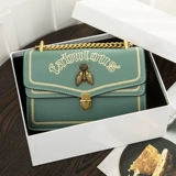 Сумка через плечо, модная универсальная цепь, сумка на одно плечо, коллекция 2021, Таиланд, с вышивкой