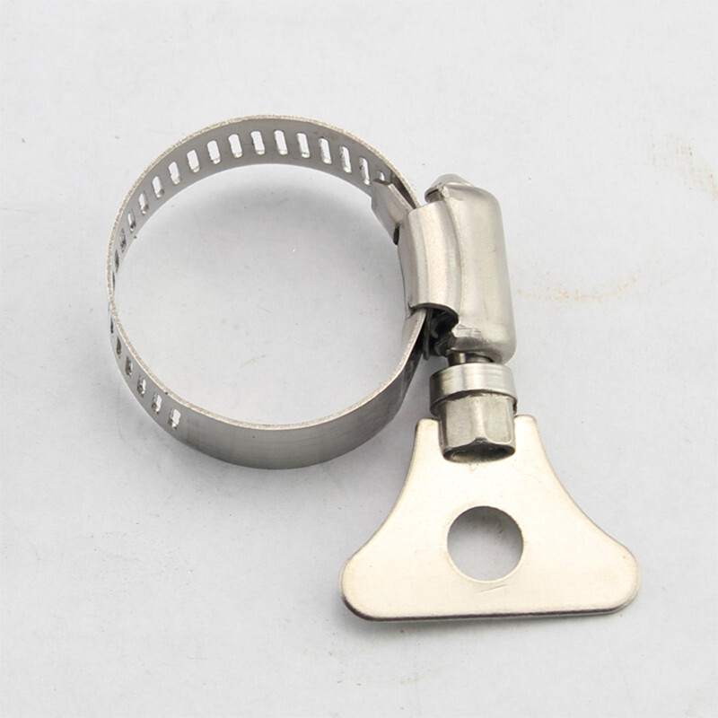Hongchen strong water pipe clamp with handle garden pipe fastening accessories car wash tight throat pipe clamp hoop pipe clamp hoop pipe hoop