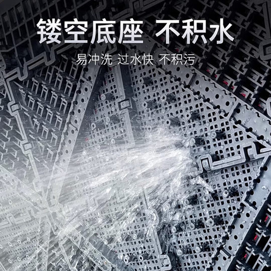 Outdoor Non-Slip Mat for Entrance, Hotel Entrance Mat for Snowy Weather, Dirt-Scraping Mat, Interlocking Foot Mat, Waterproof Step Mat