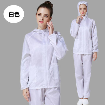 Protective clothing suit dust proof clothes with cap industrial dust breathable spray paint food factory work clothes dust-free split suit-Taobao