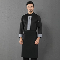 Черный единственный кусок топ + фартук