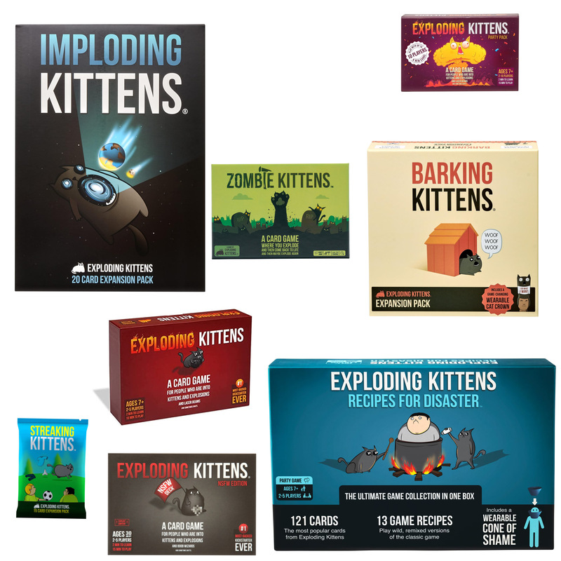 Exploding Kittens English Version Barking Kittens Expansion Casual Party Game