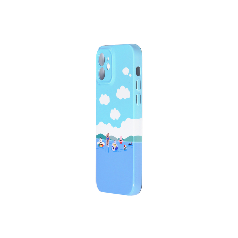 Light Blue Outdoor Scene Silicone – Pro/Plus/Max/Air – 17, 16, 15, 14, 13, 12 iPhone Case