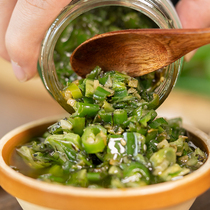 Mr. Big Mouth crispy burnt pepper sauce garlic chili sauce under the meal super spicy farmhouse homemade hand-made noodle sauce