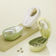 One-half of the medicine cutter to store small tablets