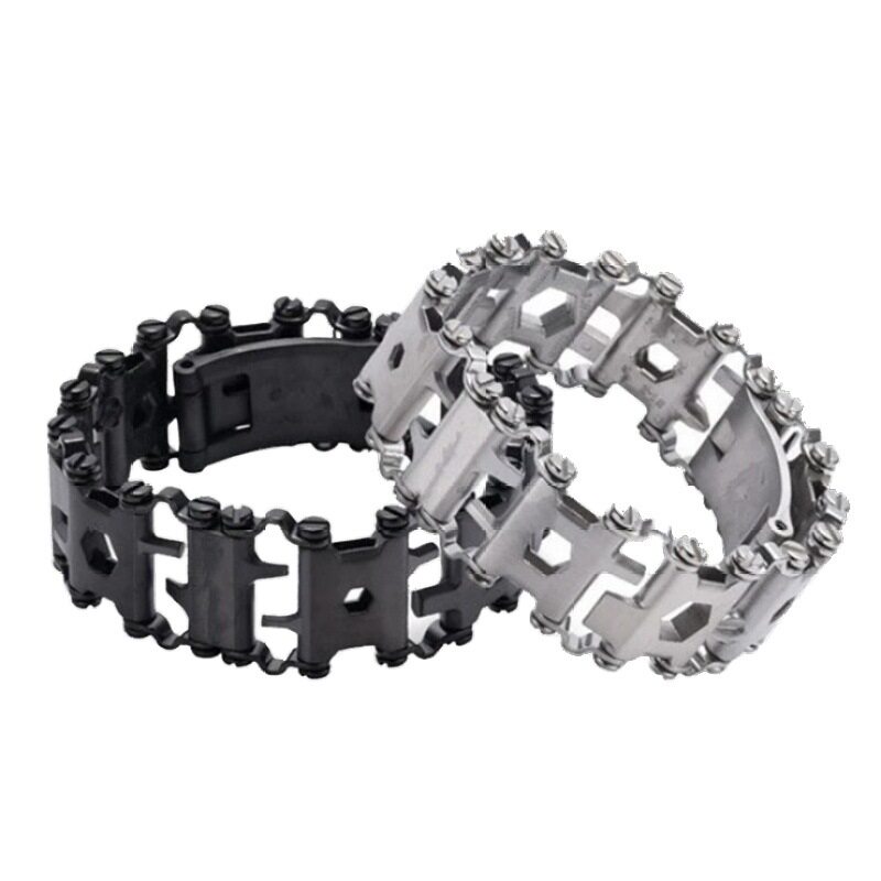 Walker wearable versatile stainless steel tool bracelet metal screwdriver field suchlink tool bracelet-Taobao