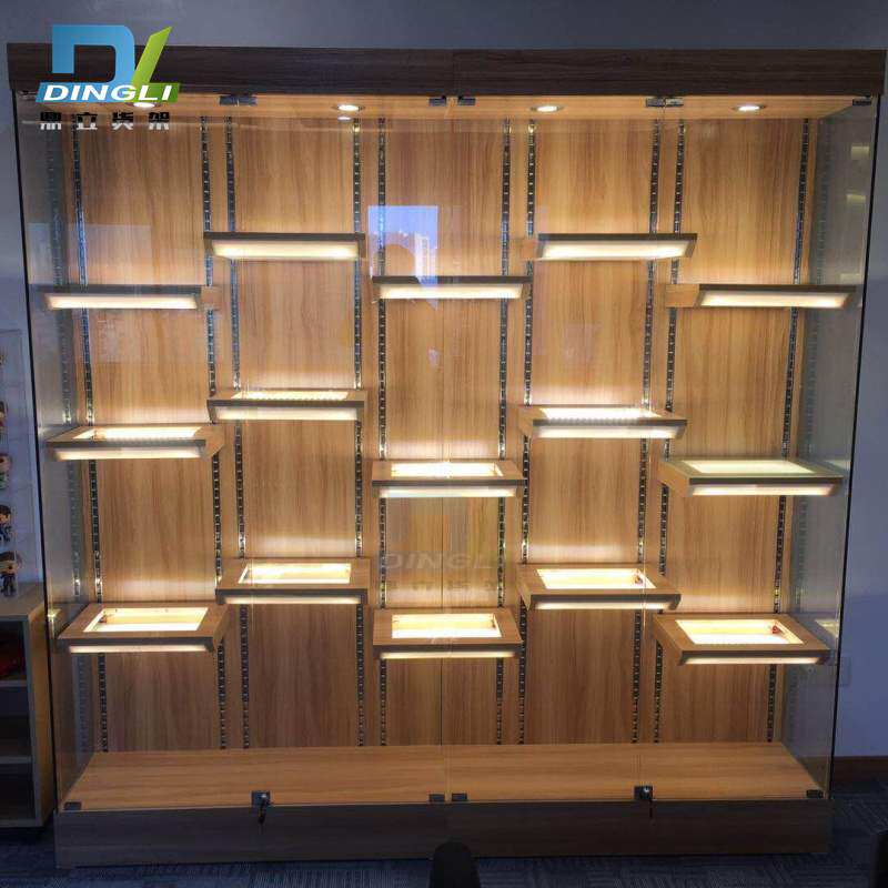 Solid Wood Honor Certificate Handle Display Cabinet Ecological Panel Cabinet Model Environmental Animation Exhibition Cabinet