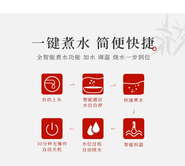 Fenyang gỗ đàn hương đen khay trà Bộ ấm trà cảm ứng với nước sôi hoàn toàn tự động tất cả trong một văn phòng tại nhà bàn trà