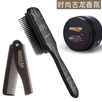 Череп девять рядов+воск для волос+складной расщепление