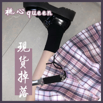  (Spot)Peach heart queen original grid skirt Moqiu jk office