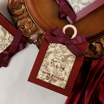 2024 new wedding candy box original portable gift box wedding wedding candy bag Xiaohongshu champagne color candy box