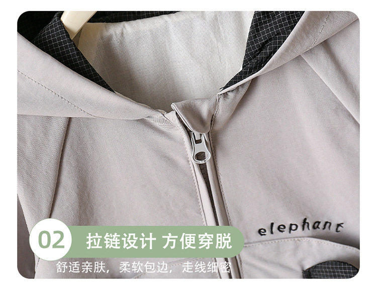 冲锋衣婴儿初秋连体衣防风户外服超萌卡通宝宝春秋爬爬服连帽外套 — 12