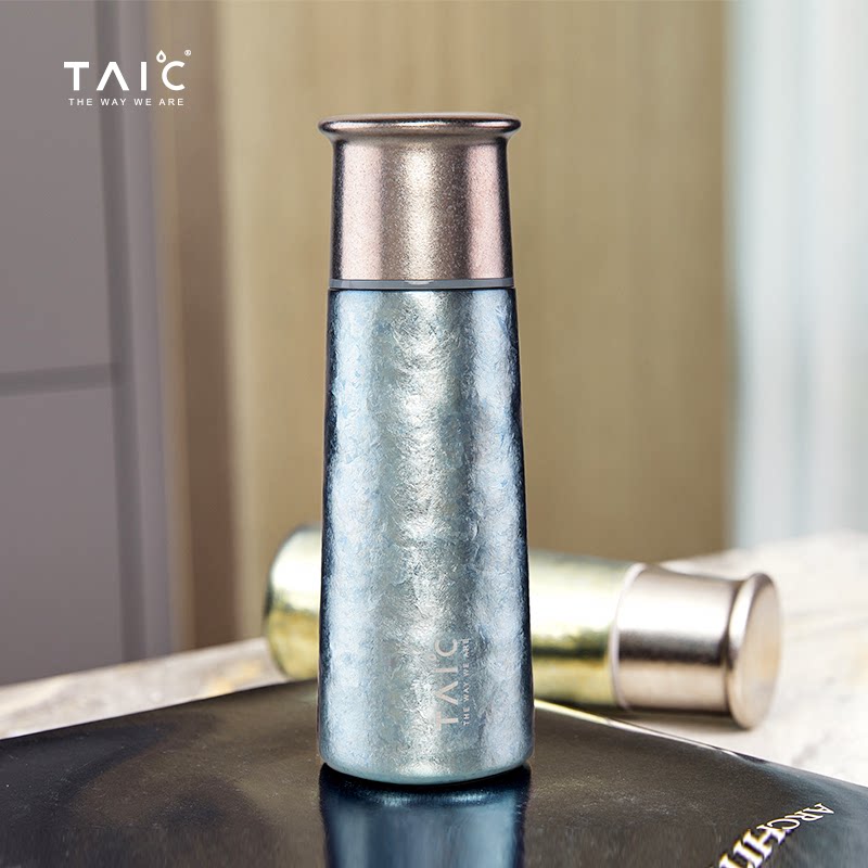 Pure Titanium Insulated Cup Female Light Weight Portable cold cup Creative water cup Custom Outdoor warm cup TAIC titanium water glass