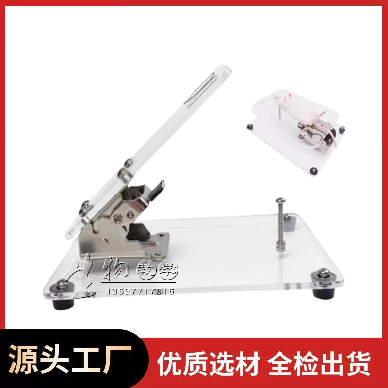 大小鼠气管插管操作手术台 老鼠喉部操作固定器 动物气管给药插管