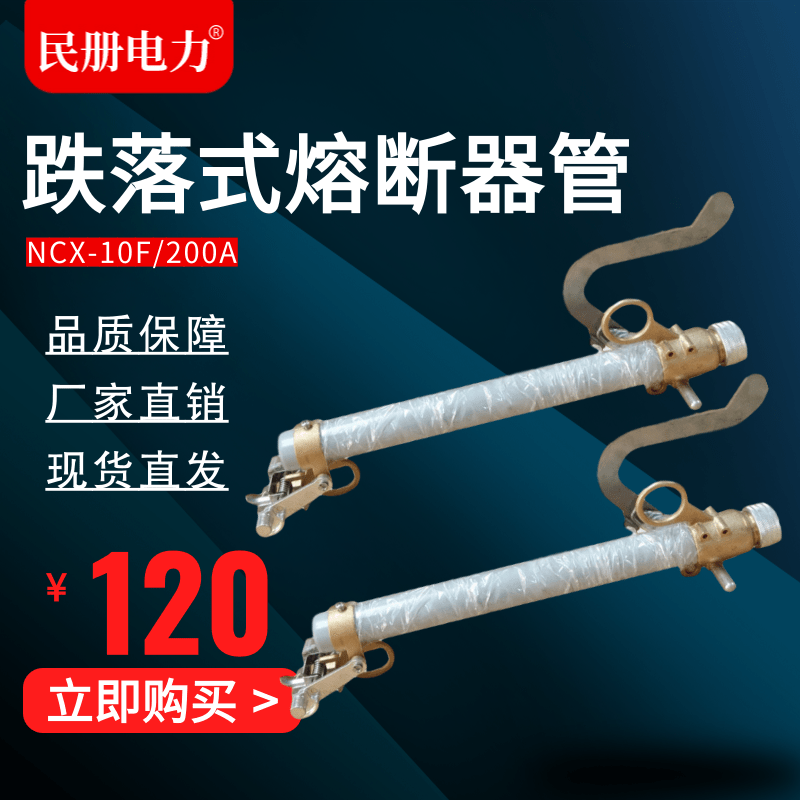 NCX-12F 200A high voltage 10KV fuse dropout fuse 12KV Lingke switch fuse tube