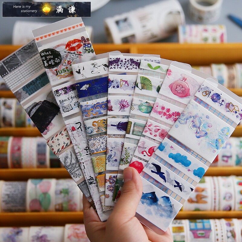 Hand Ledger Duct Tape Split Plate Transparent Color Card Hand Ledger DIY Material Tool Frosted PVC Thickened 60 Silk