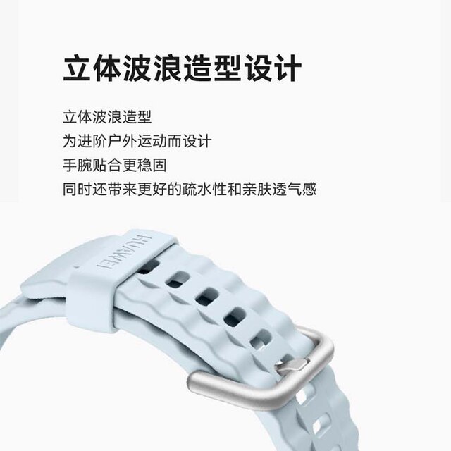 Huawei Original Quicklink Watch Strap Fluororubber Sports Soft Rubber Silicone Huawei Watch Watch Fit 3/Fit4/4Pro Vitality Three-Ring Wristband Official Flagship Genuine Product