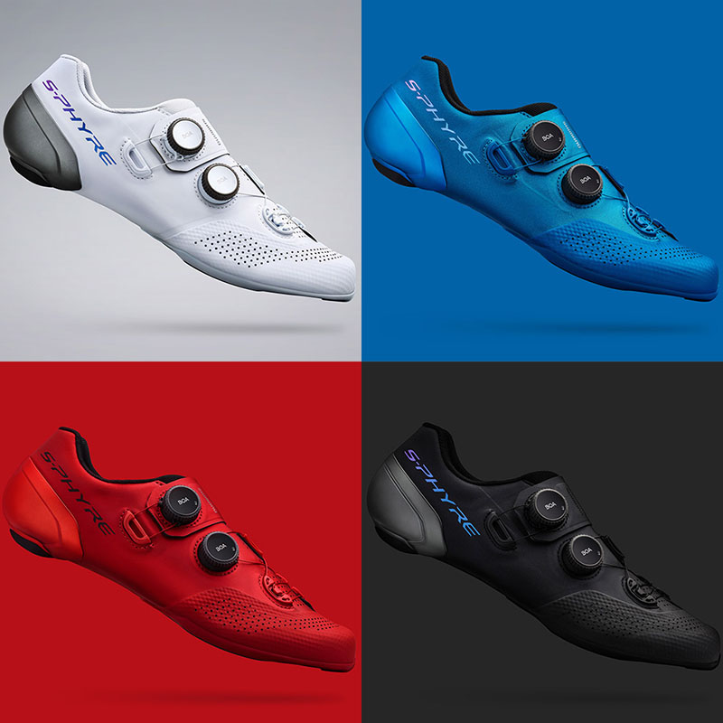 SHIMANO card shoes RC902 road car self-locking S-PHYRE RC702 RC9 carbon fiber bottom wide riding shoes