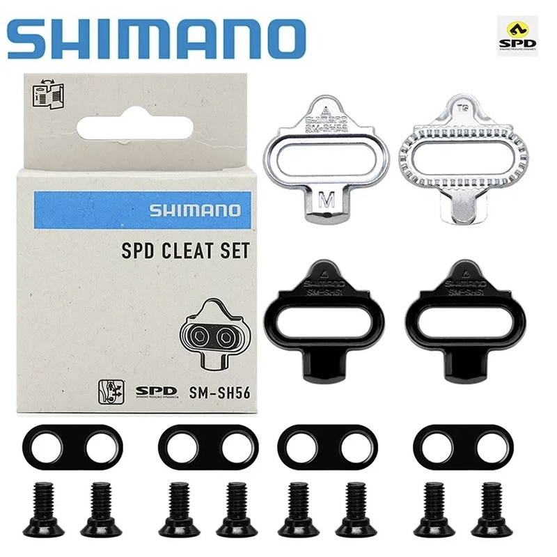 Shimano Mountain Bike Cleats Sh51/56 Cycling Shoes Spd Mountain Bike Pedal Cleats Deck Cleats Screws