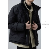 Японский водоотталкивающий мужской пуховик на липучке