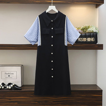 Gestational Woman Dress 2021 Summer New Subsection Foreign Air Display Slim Covered Shirt Dress Design Sensation Snowspun Dress Pregnant Woman Summer Clothing Tide