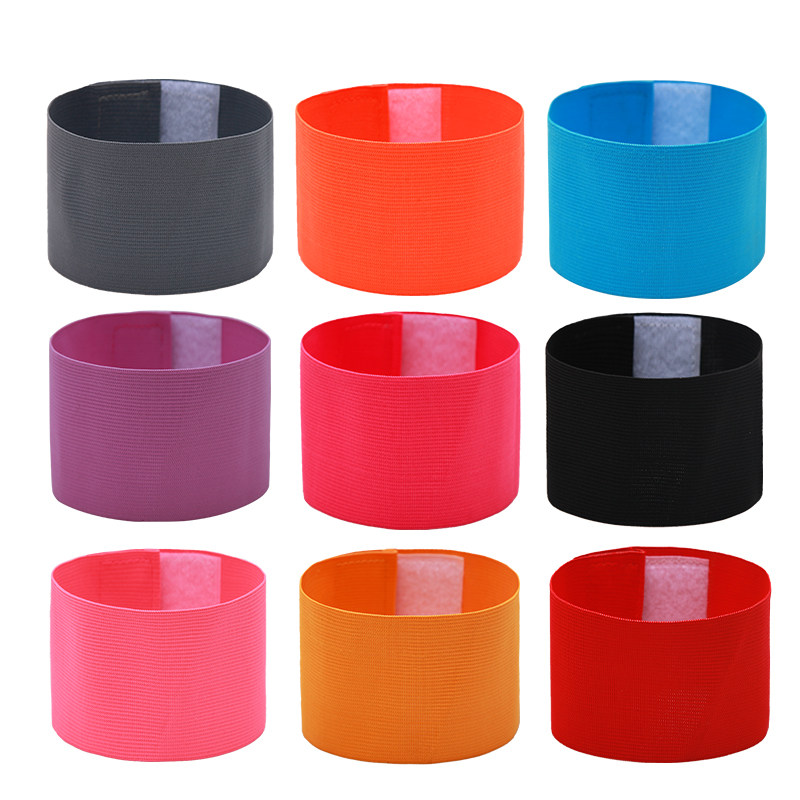 Armband formulation to do logo group soccer captain C standard group building solid color blank stretch reflective armband custom