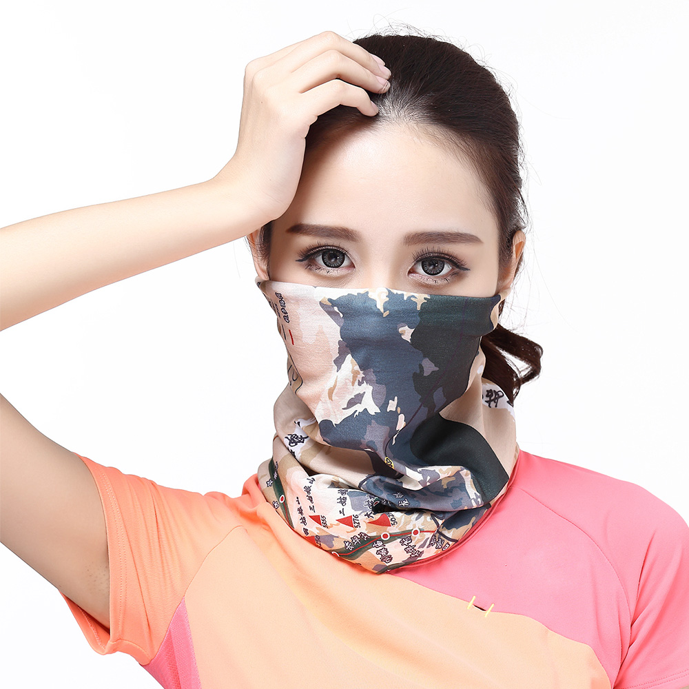Summer riding headscarf sunscreen Seamless Face Towels bike surrounding neck sleeves Men and women thin windproof Magic neck and neck