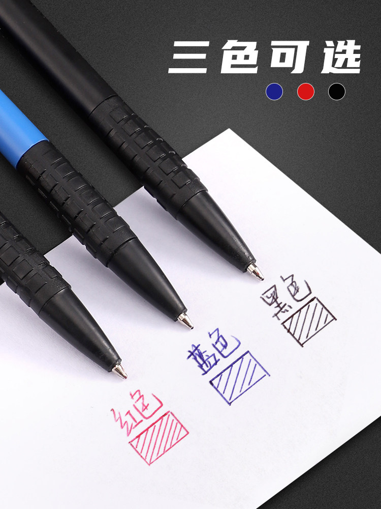 100 Retractable Ballpoint Pens 0.7mm Blue Ballpoint Pens Wholesale Black Bullet Tip Multi-Color Oil Pens Automatic Press-Type Ballpoint Pen Refills for Elementary School Students Office Use Business Use