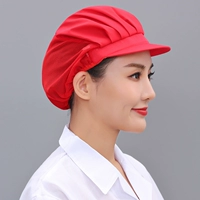 Складная шапка SC в корейском стиле - красная полудышащая сетка.