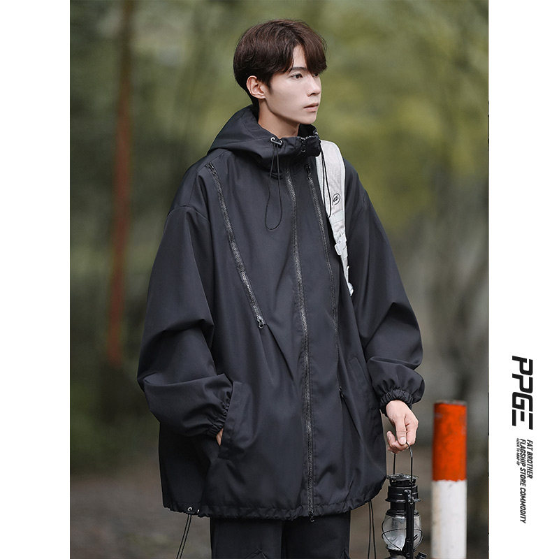Waterproof Assault Machine Coat Men's Autumn 2023 New Tide Cards American Functional Tooling Superior Sense Outdoor Jacket-Taobao