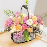 Портативная цветочная корзина день рождения цветочный экспресс Тонгченг, Пекин, Шанхай, Шэньчжэнь, Чанша, Чэнду Гуанчжоу Нинбо Цветочный магазин, чтобы отправить цветы